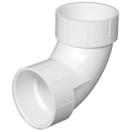 Charlotte Pipe And Foundry Charlotte Pipe Schedule 40 2 in. Hub X 2 in. D Hub PVC Elbow 1 pk PVC003001000